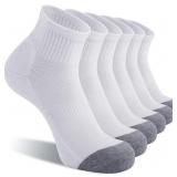 CS CELERSPORT 6 Pack Men's Ankle Socks with Cushio