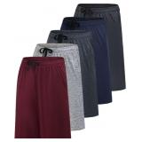 5XL Real Essentials Men s 5 Pack: 9' Dry-Fit Short