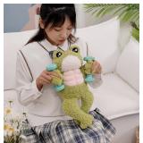 New NatureMan 3D Muscle Frog Plush Toy,13inch