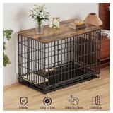 New Skywin Dog Crate Topper Wood (Rustic) - 42