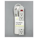 New 6-Outlet Power Strip 150 Joules Surge