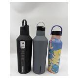 CORKCICLE variety lot of 3 sport canteens in good