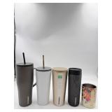 CORKCICLE variety lot of cups, mug missing lid.