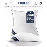 New MIULEE 18x18 Pillow Inserts Set Of 2 Throw