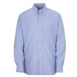 Men's Mens Lt Blu Drs Shirt 60/40 Oxf L/S, Cotton/