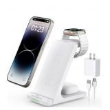 Wireless Charging Station, 3 in 1 Fast Wireless