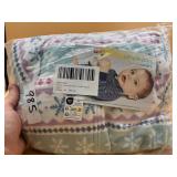 New 2-pack size 5 loose-fit fleece footed pajamas