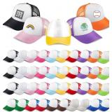 Hercicy 40 Pack Sublimation Blank Trucker Hat Bulk