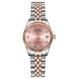BUREI Women's Business Watch with Day Date, Analog
