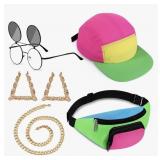 New Cindeer 5 Pcs 80s 90s Accessories for Women