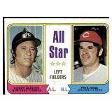 Vintage 1974 Topps #336 Bobby Murcer/Pete Rose