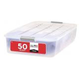 **Read** IRIS USA 50 Qt Plastic Under Bed Storage