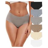 Womens Underwear Seamless No Show High Waisted Bri