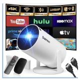 Mini Projector with WiFi and Bluetooth Built-in