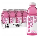 New vitaminwater Shine Strawberry Lemonade Zero