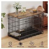 New Skywin Dog Crate Topper Wood (Rustic) - 42