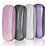 New ZONLY Eyeglasses Case,(4 Piece) Unisex Hard