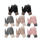 New 8 Pairs Women's Winter Gloves Warm and Fleece
