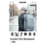 New Incase City Backpack, grey.