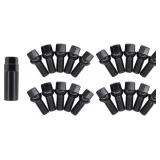NewYall Pack of 20 Black Wheel Bolt Lug Nut for BM