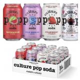 New Culture Pop Soda, Jazzy & Juicy Variety Pack,