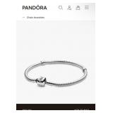 New Pandora Moments Barrel Clasp Snake Chain
