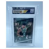 GRADED JAYSON TATUM 2019 DONRUSS OPTICMY HOUSE