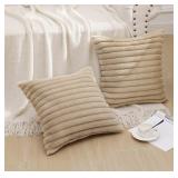 New Pallene Faux Fur Plush Throw Pillow Covers
