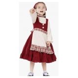New Size M Girls Oktoberfest Dress Little Red