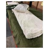 King size Bedroom lot of linens including Green