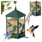 Squirrel Proof Bird Feeder for Outdoors Hanging,