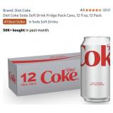 New 28-Pack Diet Coke Soda Soft Drink Fridge Pack