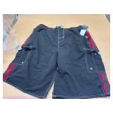 New XL North 15 Men's Microfiber Beach Swim Trunks