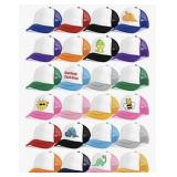 Handepo 24 Pcs Trucker Hat for Kids Summer