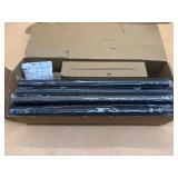 New 2-pack heavy duty curtain rods adjustable blac