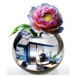New TidyFriend Convex Mirror Vase, 8 Inch