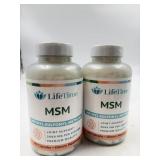 New (lot of 2) MSM 1000 mg (180 Caps) BB 8/2027