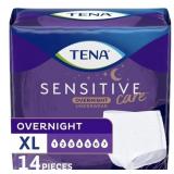 New TENA Sensitive Care Overnight Incontinence