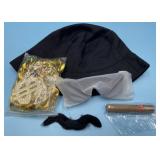 New 11- Pack 80s 90s Hip Hop Costumes Kit for