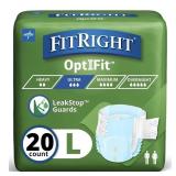 New FitRight Adult Diapers, Ultra Heavy