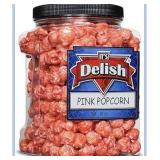 Gourmet Pink Strawberry Colored Popcorn by It's
