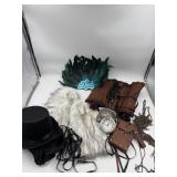 New Fur, Feathers, and Steampunk costume lot.