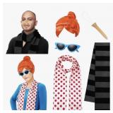 New 5 Pcs Halloween Costume Set Include Black