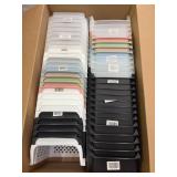 50 count Bulk variety Stackable Storage Bins O