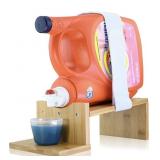 Laundry Detergent Dispenser with Tray & Strap,