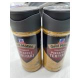 Lot of 2 McCormick Grill Mates Seasoning,