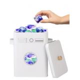 Skywin Metal Laundry Pod Container with Lift-Up