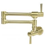 Stainless Steel Pot Filler Faucet Commercial Wall