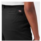 32R Dickies Womens Basic High Rise Wide Leg