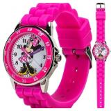 Minnie Mouse Time Teacher Watch for Girls - Analog